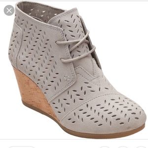 TOMS Wedge Bootie